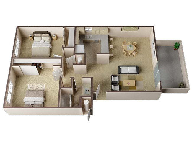 Floorplan - Carrington Apartments