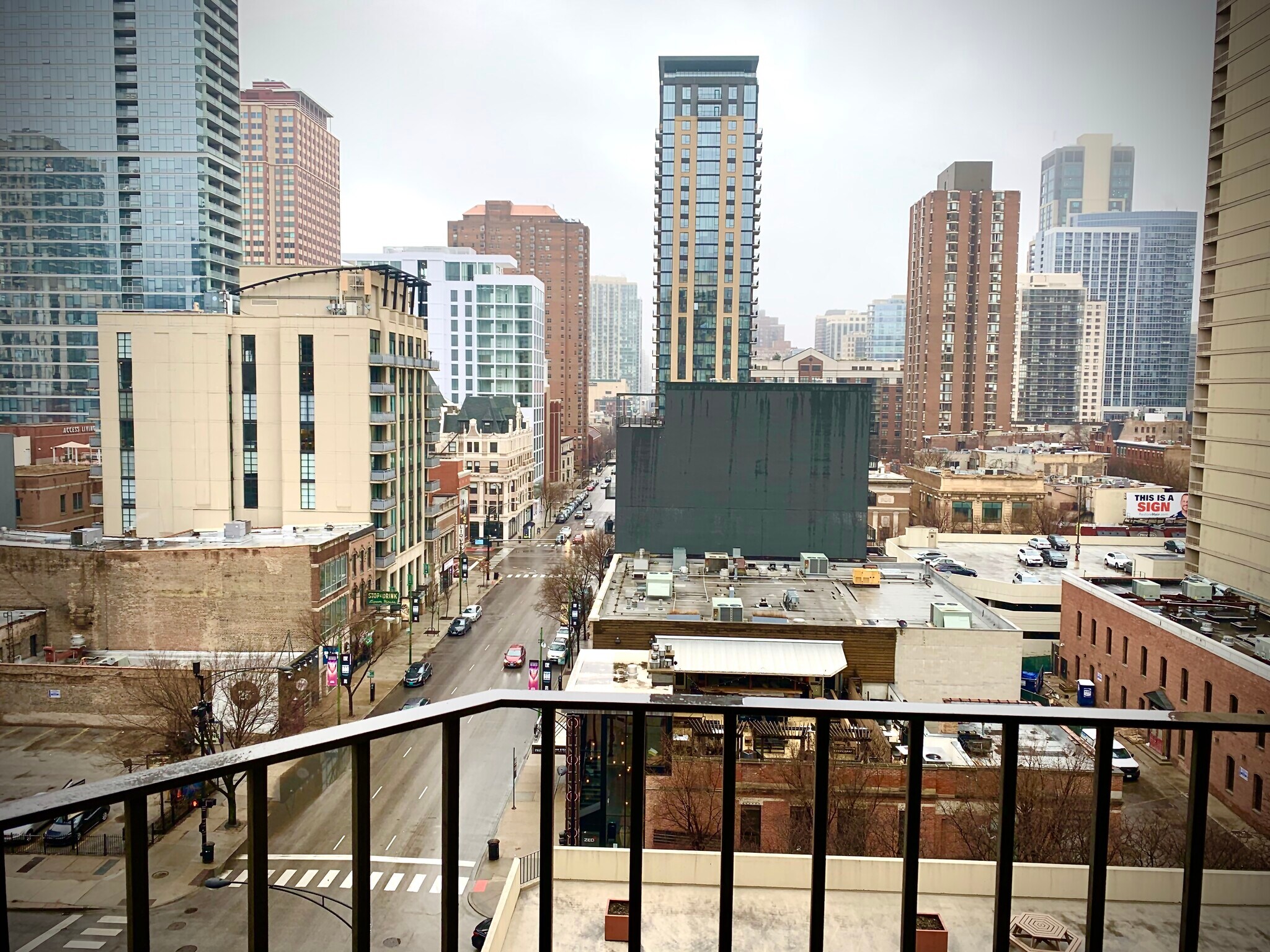 City view from the balcony - 70 W Huron St
