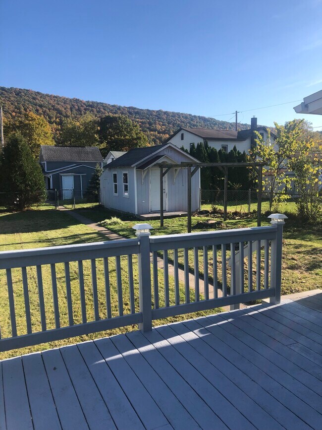 large fenced yard with shed/playhouse - 2310 Old Berwick Rd