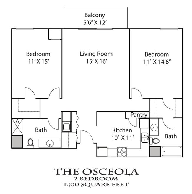 Floorplan - Osceola Place, a 55+ Community