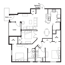 3BR Designer Courtyard (1st Level) - Springs at Palma Sola Apartments