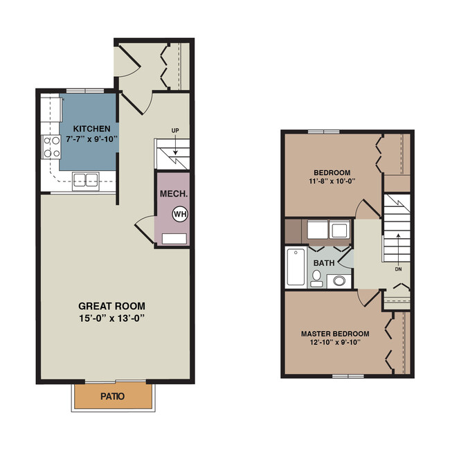 Floorplan - Cedar Terrace Townhomes