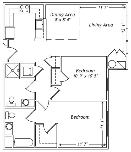 Floorplan - Willow Manor at Cloppers Mill (Seniors 62+)