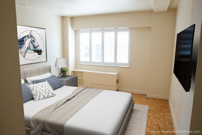 Unit #103 - Bedroom 2, VIRTUAL STAGED - 1617 E Mcmillan St