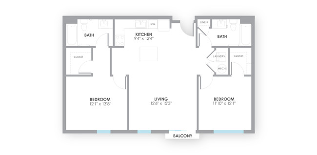 Floorplan - AMP Luxury Apartments