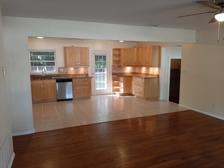 Airy kitchen and open living space. - 2955 Fantasy Ln