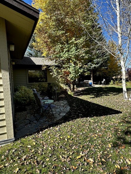 Side view of two backyard patios - 1525 W Pinto Dr