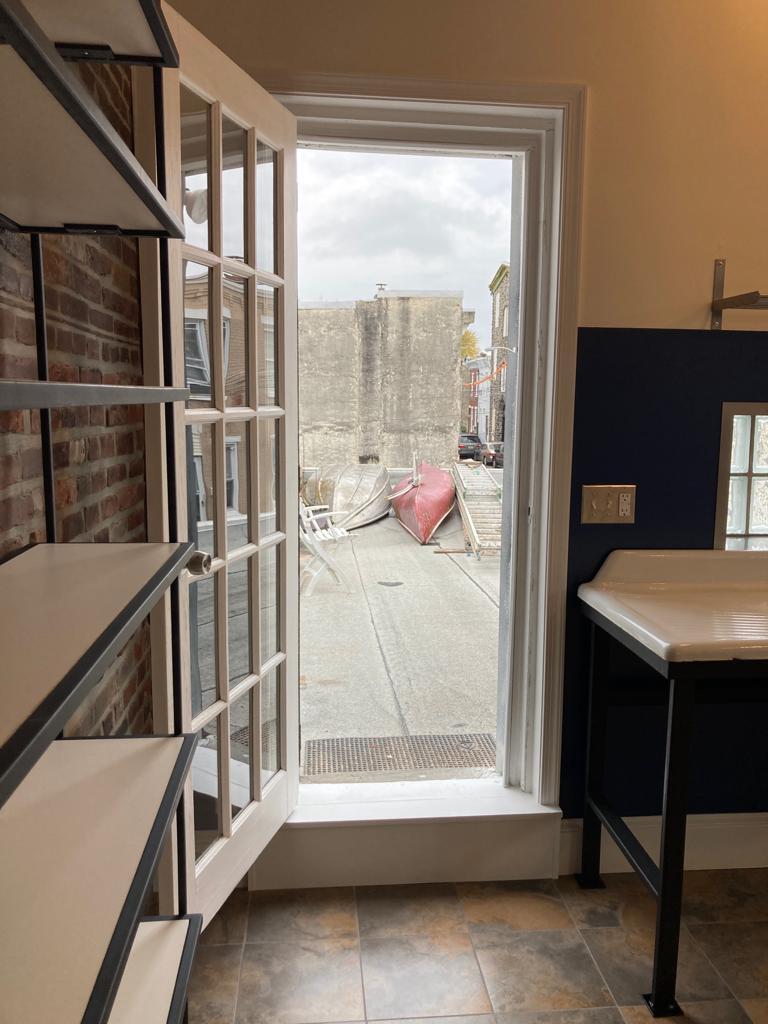 kitchen roof access - 2110 E Clearfield St