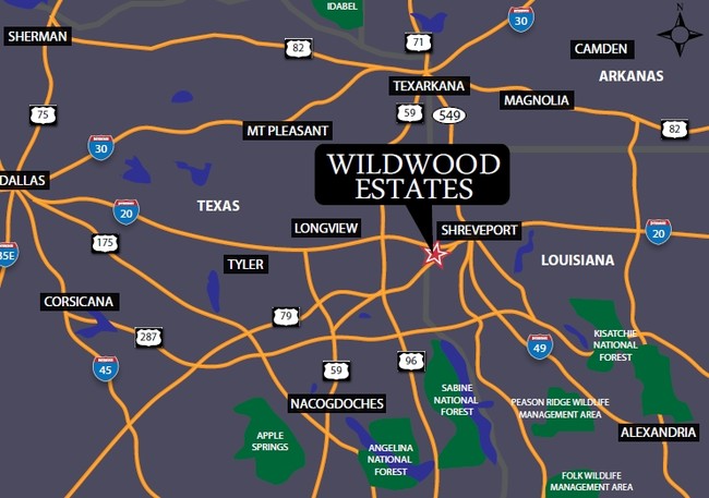 Location Map - Wildwood Estates