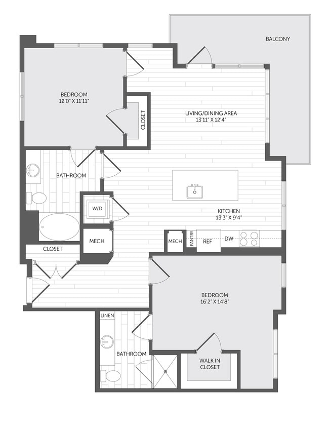 Floorplan - Windsor Marina Bay Apartments