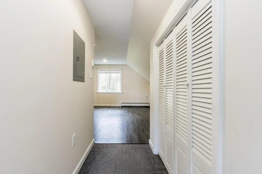 wide closet, sloped ceiling - 24 Village St