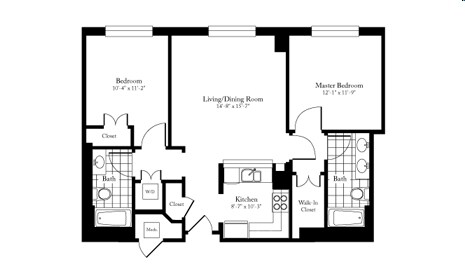 2BR/2BA - The Jamieson