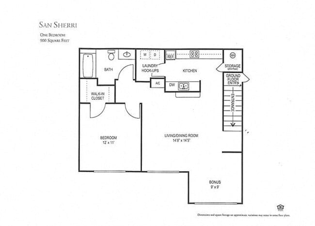 Floorplan - San Sherri Villas Apartments