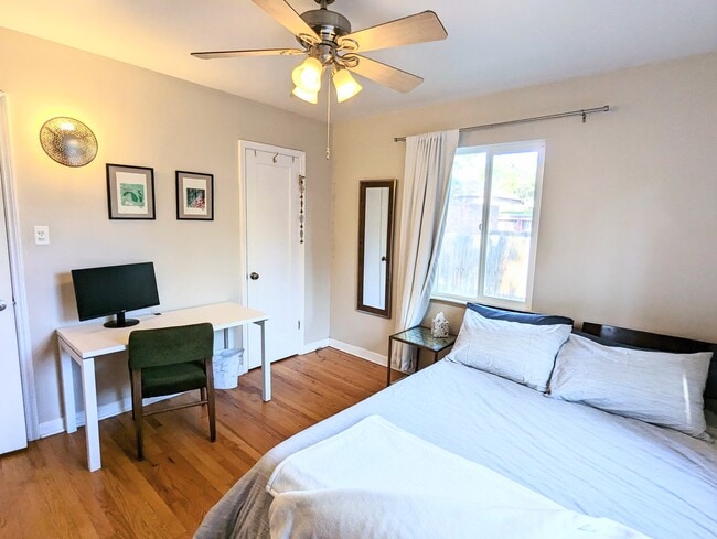 Bedroom 1 - Queen & Workstation - 754 Albion St