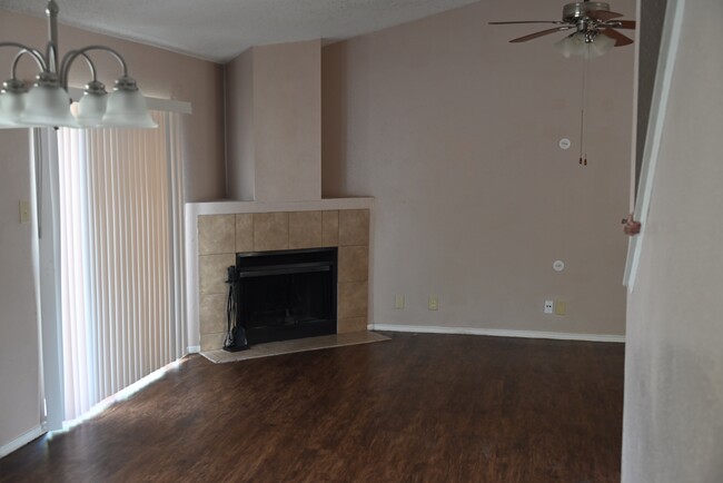 Fireplace in living room - 4031 Sunrise Bluff Dr