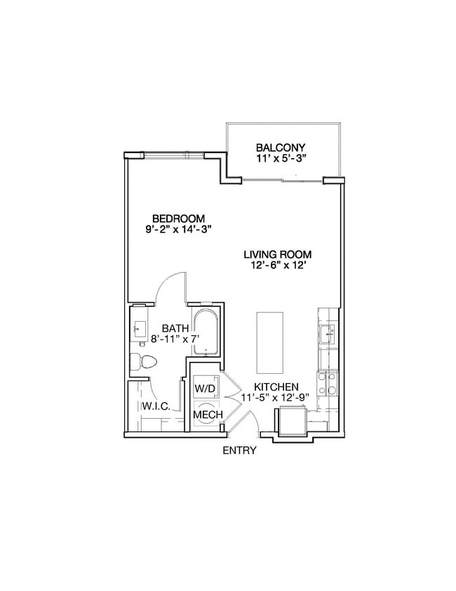 Floorplan - Ainsley at the Collective
