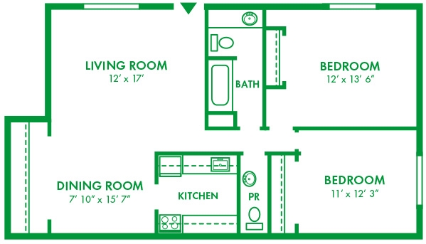 Floorplan - Park City South Apartments