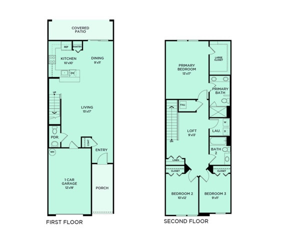 Sandalwood Floor Plan - 360 Communities at Crossroads