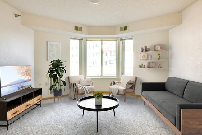 2BR, 2BA - F Living Room - University Village