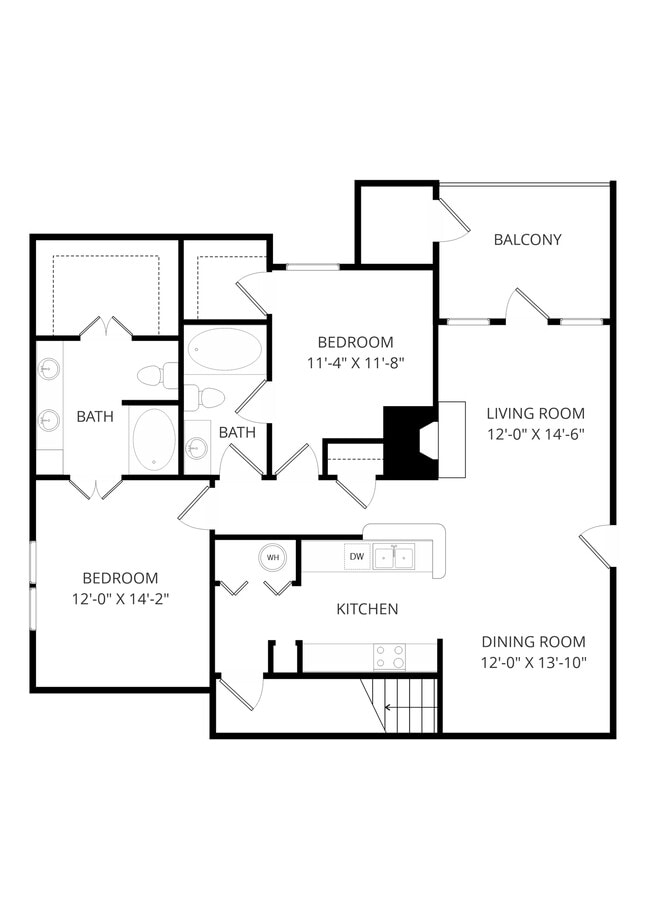 Floorplan - Stoneleigh on May Apartment Homes