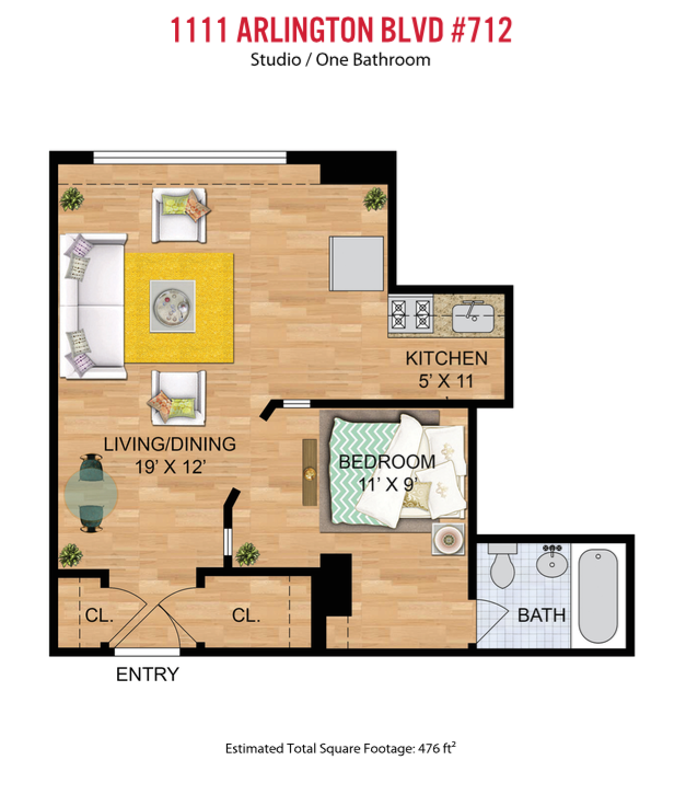 Building Photo - Spacious & Bright Junior One Bedroom at Ri...