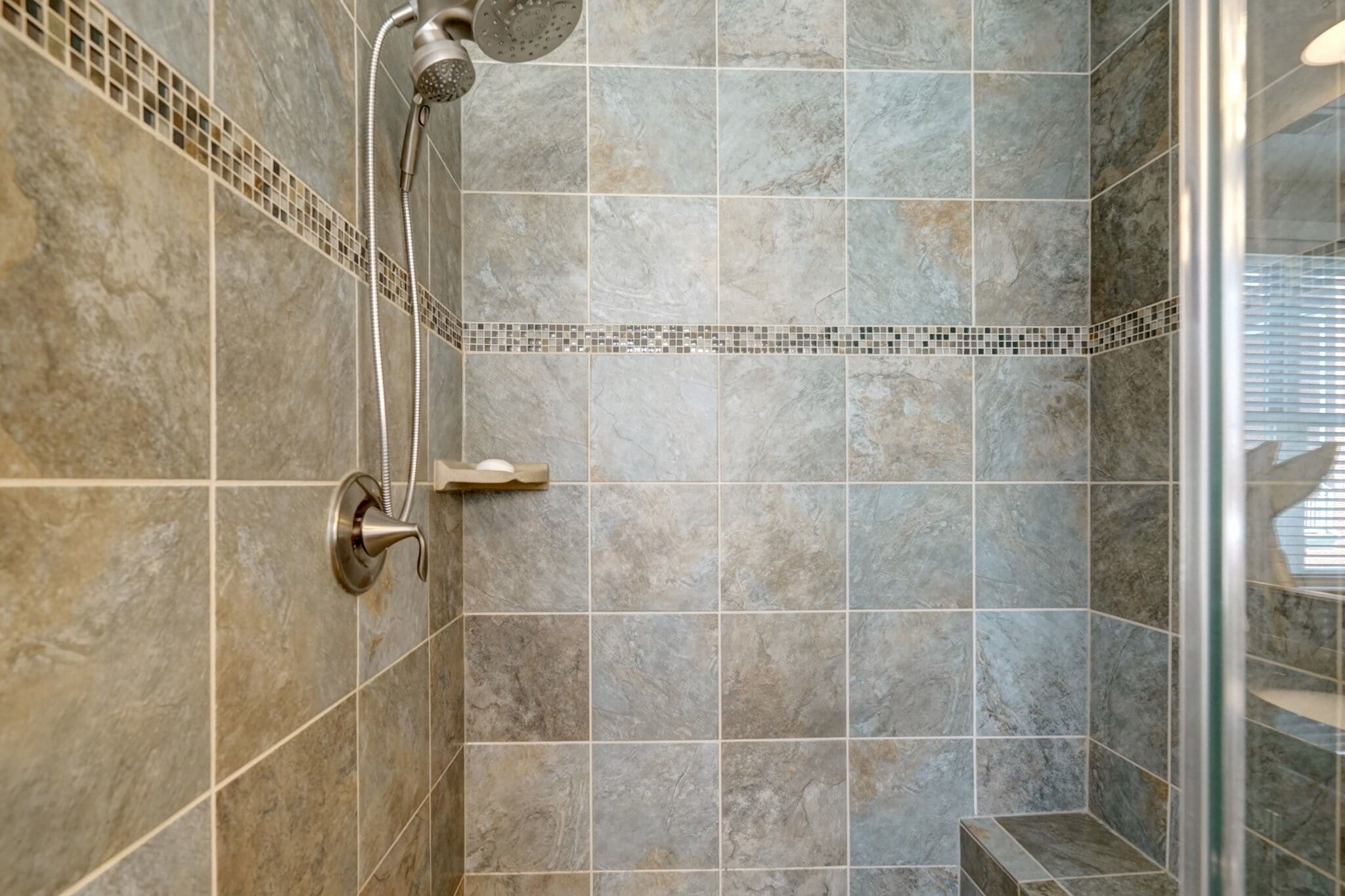 Master Bathroom Shower - 2209 Richmond Hwy