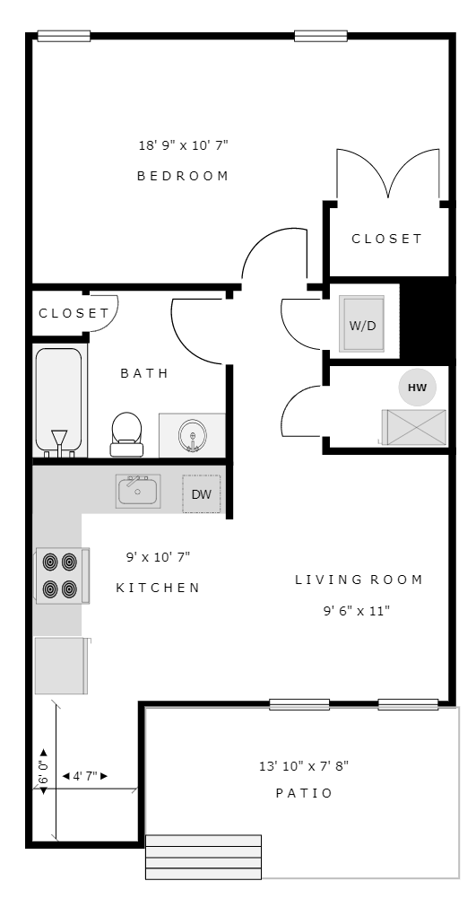 Floorplan - The Lofts at 2nd and LOMA
