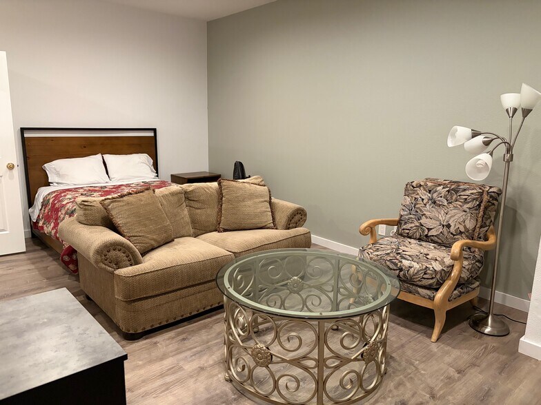 Same bed, loveseat couch, large comfy chair, coffee table - 136 Farallon Dr