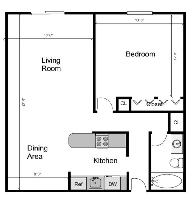 Floorplan - Hallmark Apartments