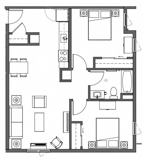 Floorplan - Crescent Court