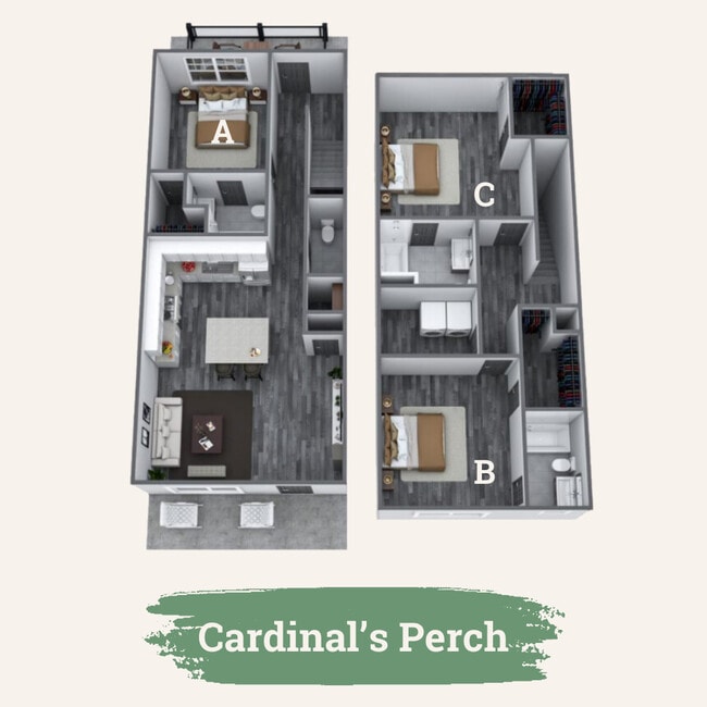 Cardinal's Perch Floor Plan - The Haven at Wake Luxury Homes