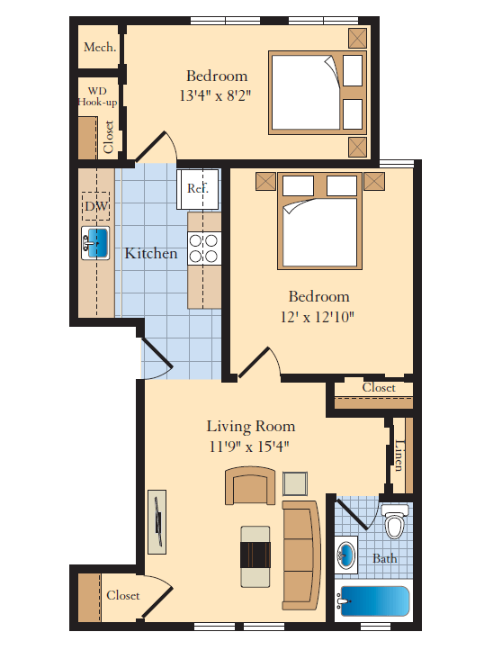 Floorplan - The Fields of Bethesda
