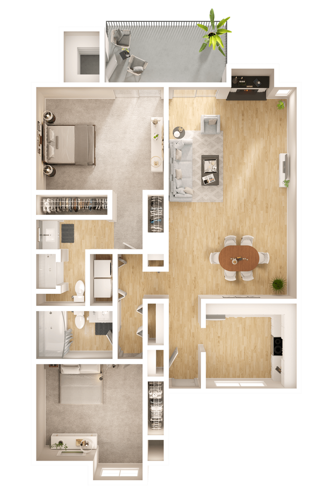 Floorplan - Waterfield Square Apartment Homes