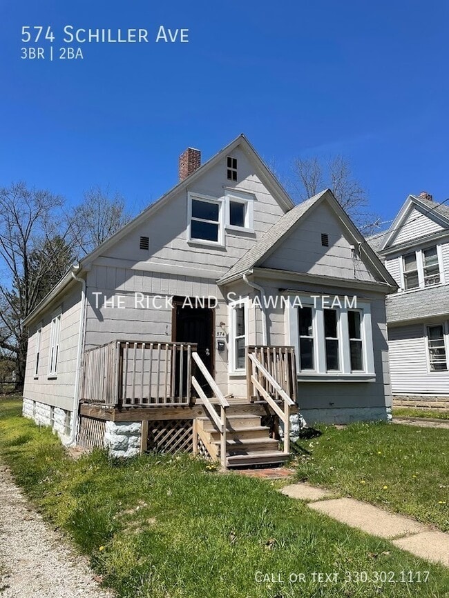 Three bedroom two bathroom home for rent 574 Schiller Ave Akron OH
