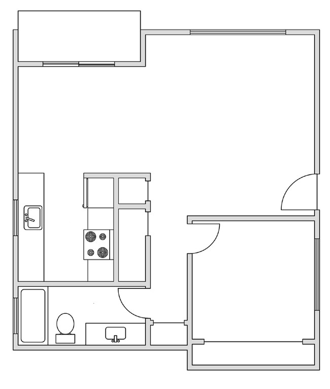 1BD/1BA 677 SQ. FT - Ballard Heights