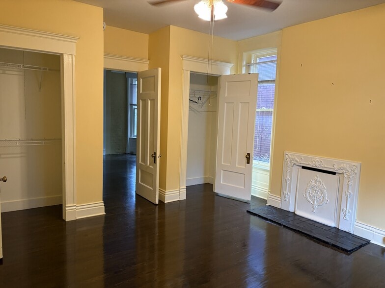 Closets and fireplace in Bedroom - 1445 S 4th St
