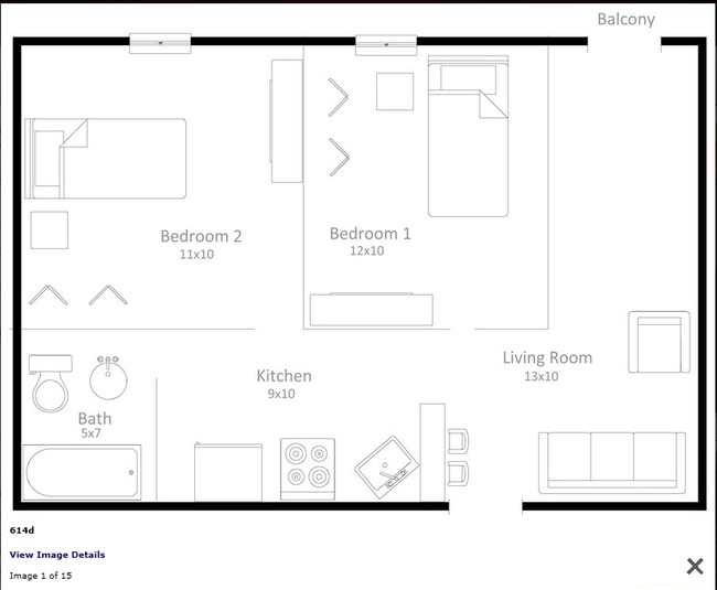 2BR/1BA - 614 Langdon St