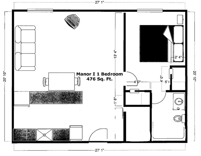 Floorplan - Pasadena Interfaith Manor