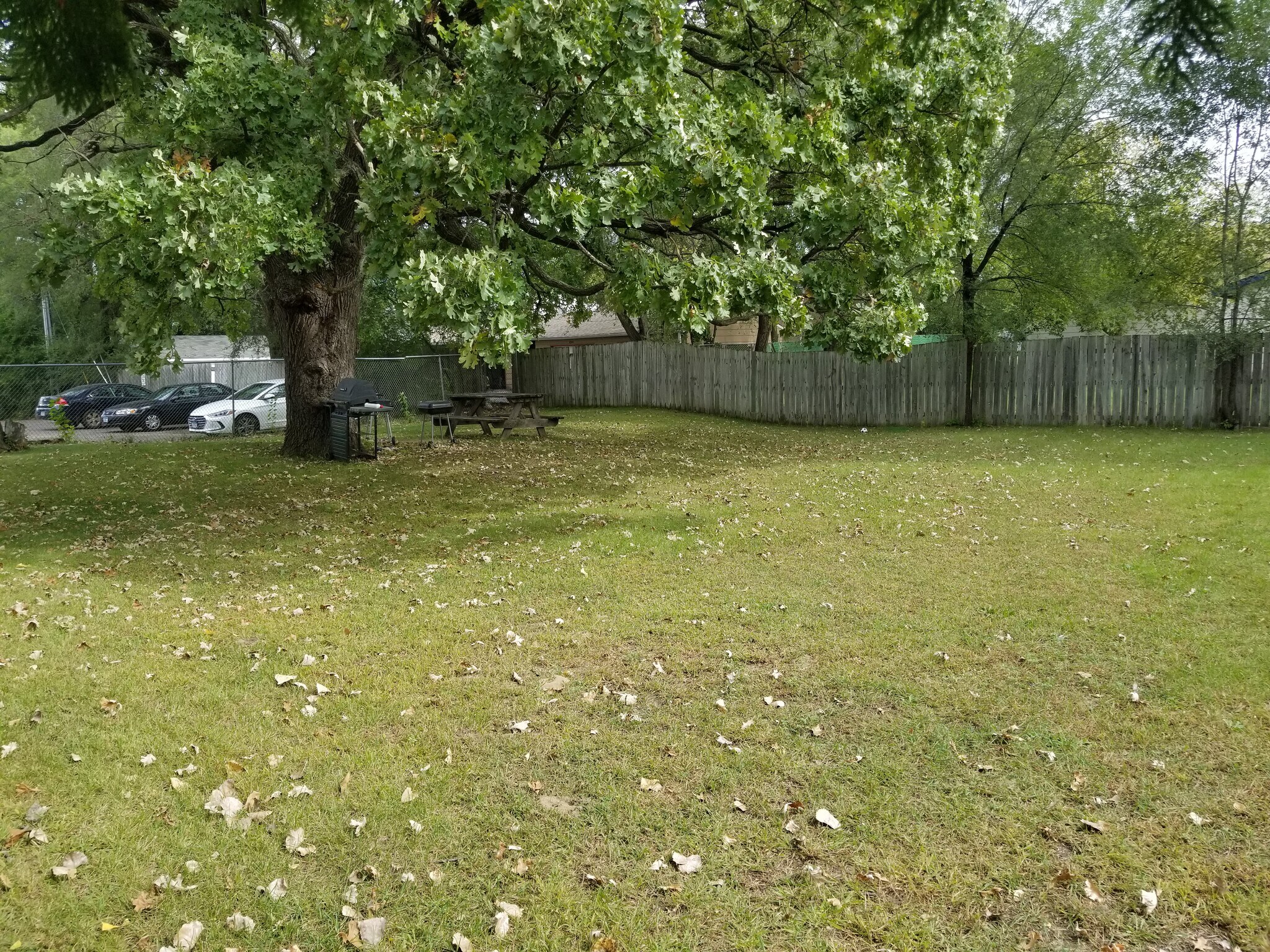 Large back yard - 6531 Channel Rd NE