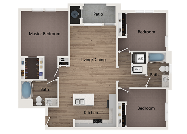 Floorplan - Reserve at View 78 Apartments