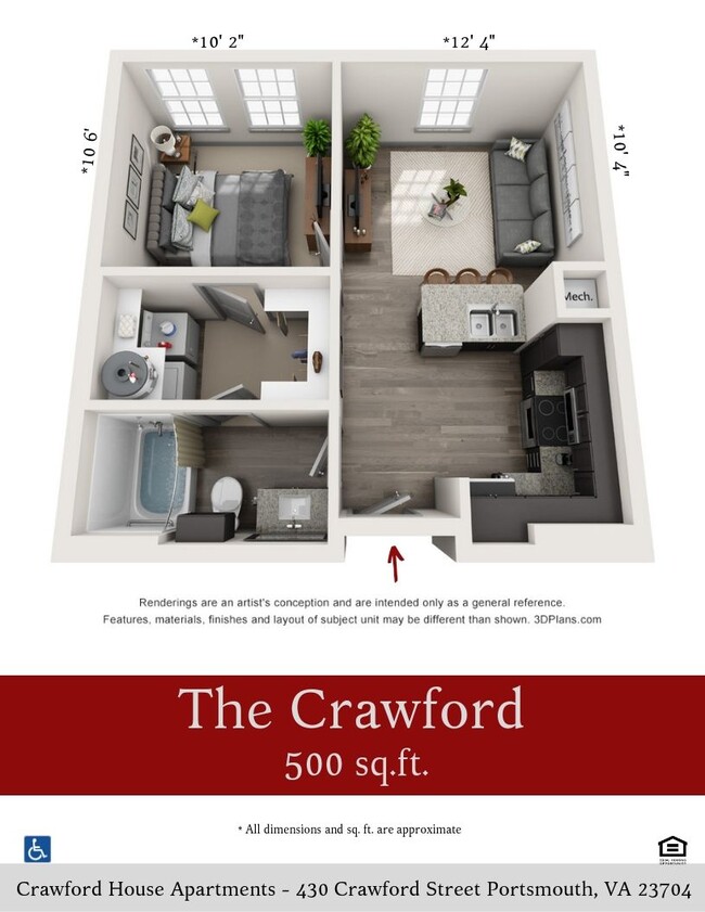 Floorplan - Crawford House