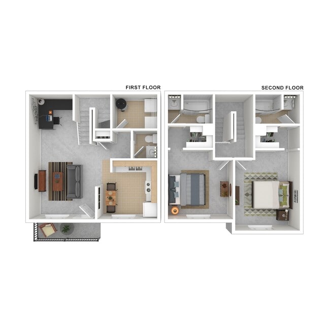 Maple Ridge 2x2 Deluxe Type E - Maple Ridge Townhomes