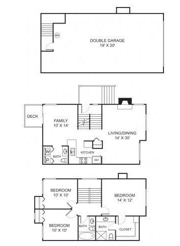 Floorplan - Hidden River Townhomes