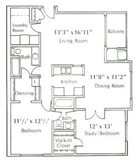 2BR/2BA - Grossbeck Pines Apartments