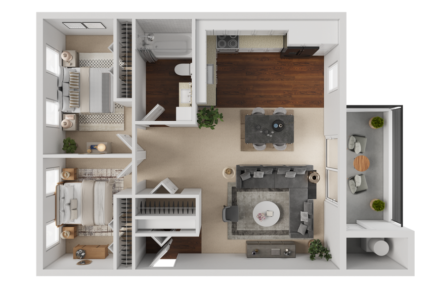 Floorplan - Bluffs at Evergreen