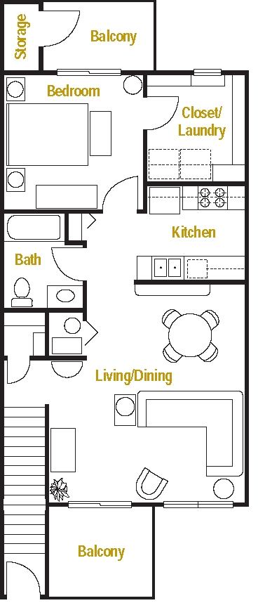 2BR/2BA - Riverbend Apartment Homes