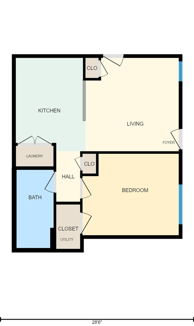Floorplan - Fox Ridge Apartments