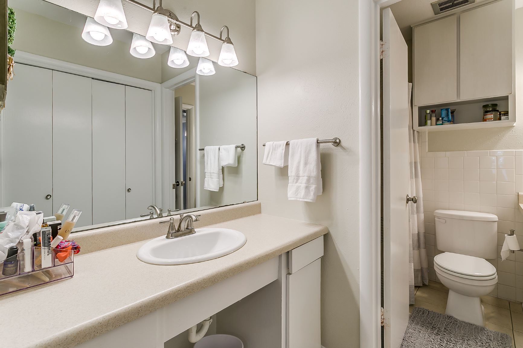 Dressing area with 2nd closet off Bedroom 1. - 4901 Bryce Ave