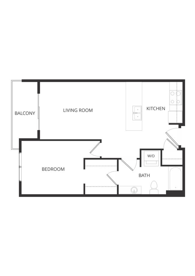 Frederick 1D 1x1 - Frederick Lofts