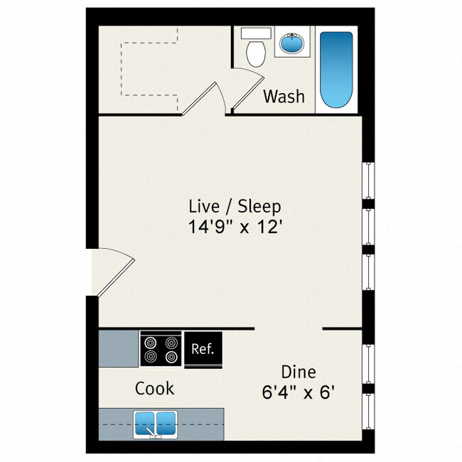 Floorplan - Reside at 823